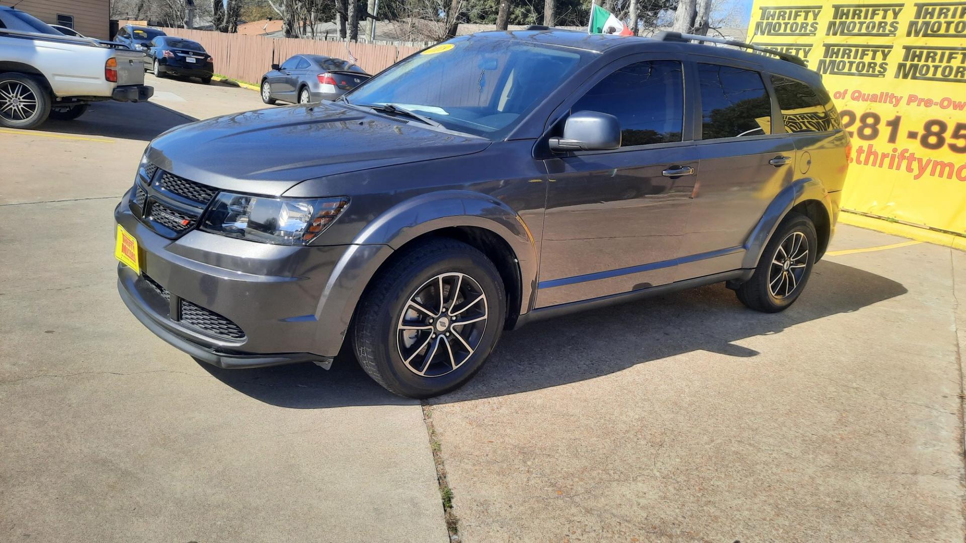 2018 Dodge Journey (3C4PDCAB5JT) , located at 16710 Clay Rd., Houston, TX, 77084, (281) 859-7900, 29.834864, -95.656166 - Photo#1